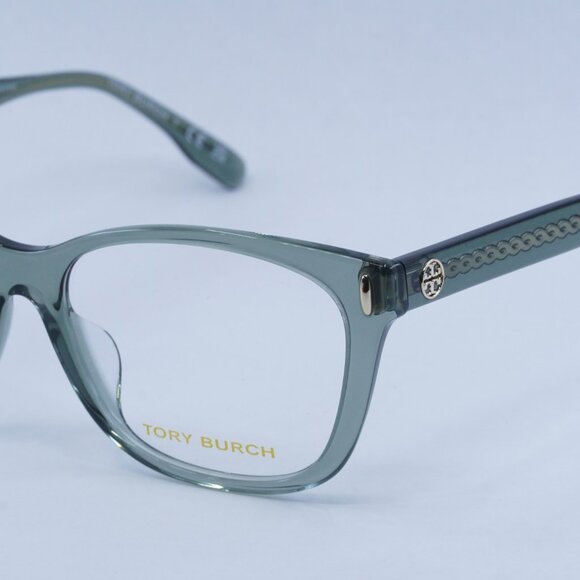 🕶️ New Tory Burch TY2136U 1941 Eyeglasses - Transparent Sage Frame - Picture 3 of 10